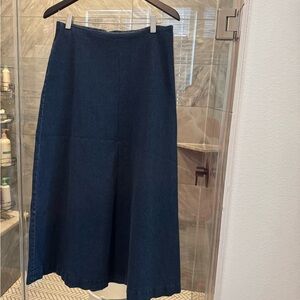 Vintage Gap Blue Denim Maxi Skirt
